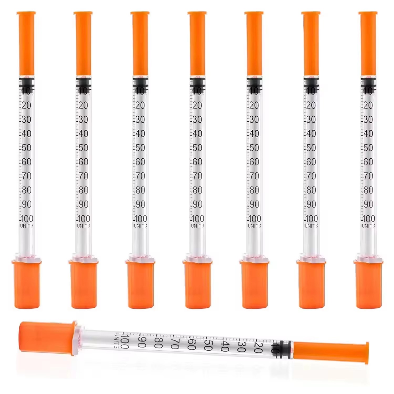 Baby Food Allergy Rash - 100pcs 1ml/cc 30G 8mm Disposable Sterile