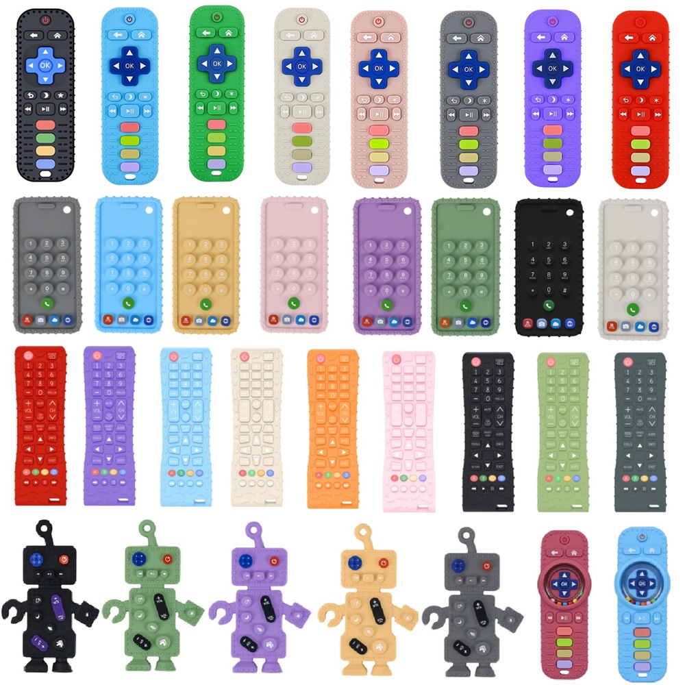 Baby Food Stuff - 40 Styles Silicone Simulation TV Remote