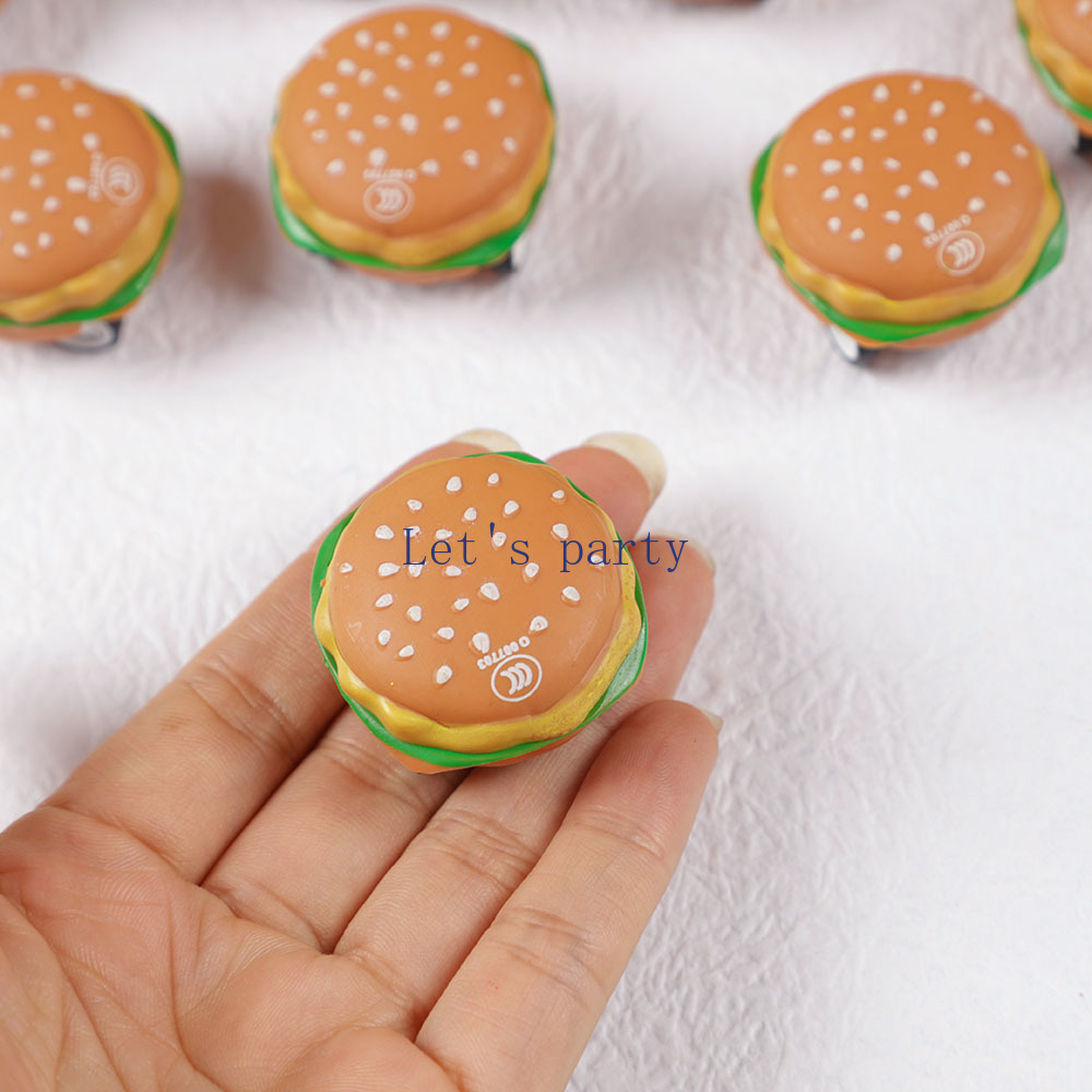 15Pcs Mini Cute 3D Burger Pull - Baby Food Stuff ulasan dan harga