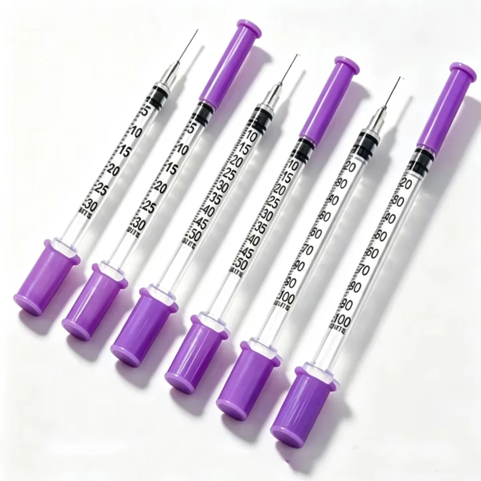 100Pcs Purple 31G Syringe 0.5/ - Baby Food Allergy Rash ulasan dan harga