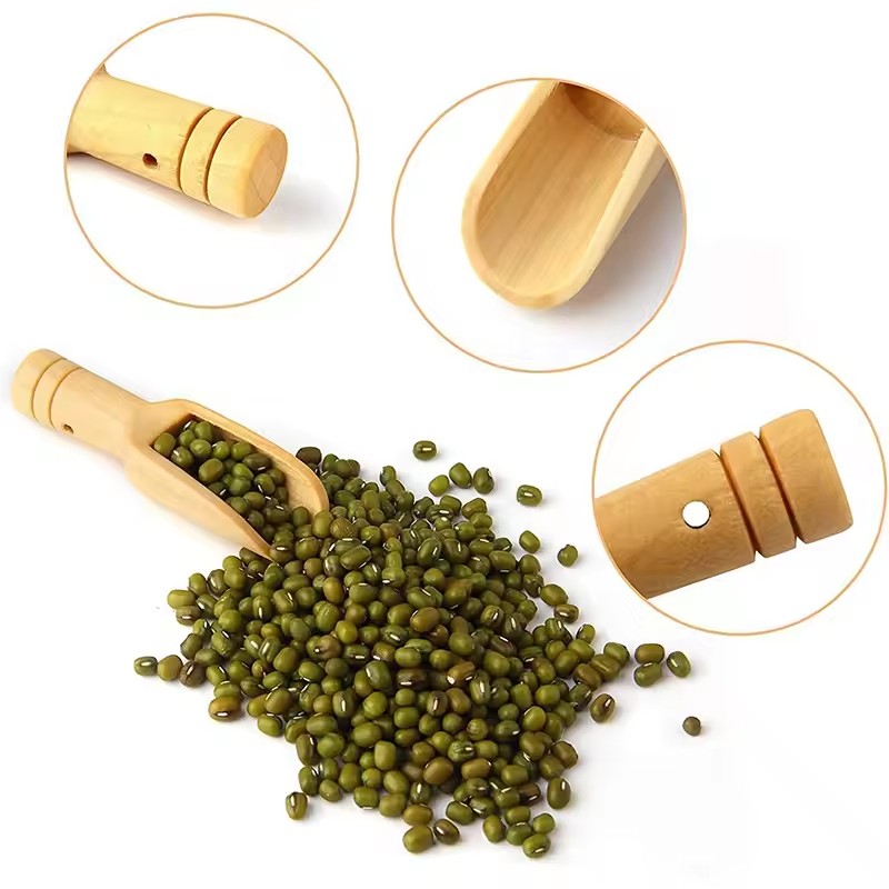 2026 New Mini Wooden Scoop Woo - Baby Food Oatmeal ulasan dan harga