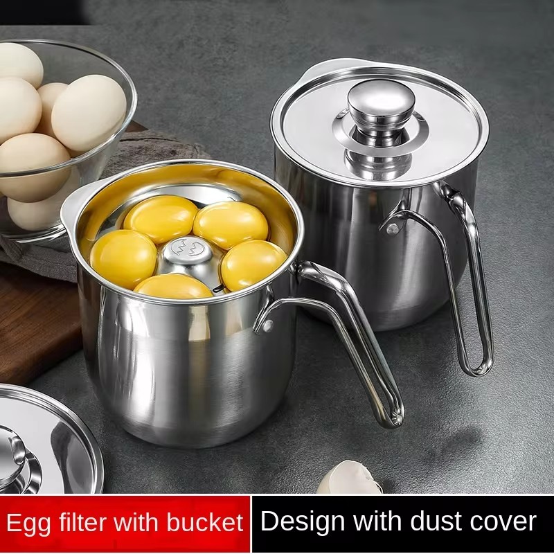 304 Stainless Steel Egg Yolk S - Baby Food Strainer ulasan dan harga