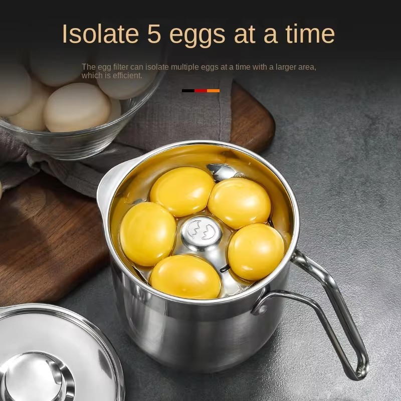 304 Stainless Steel Egg Yolk S - Baby Food Strainer ulasan dan harga