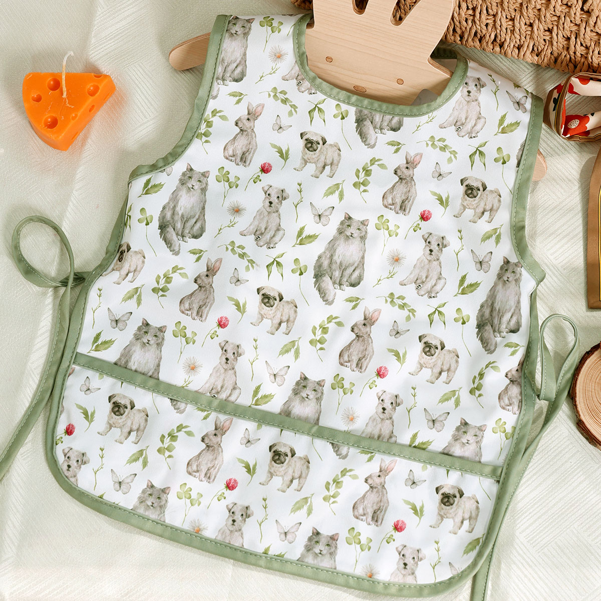 HappyFlute Mess Proof Baby Bib - Baby Food Hipp ulasan dan harga