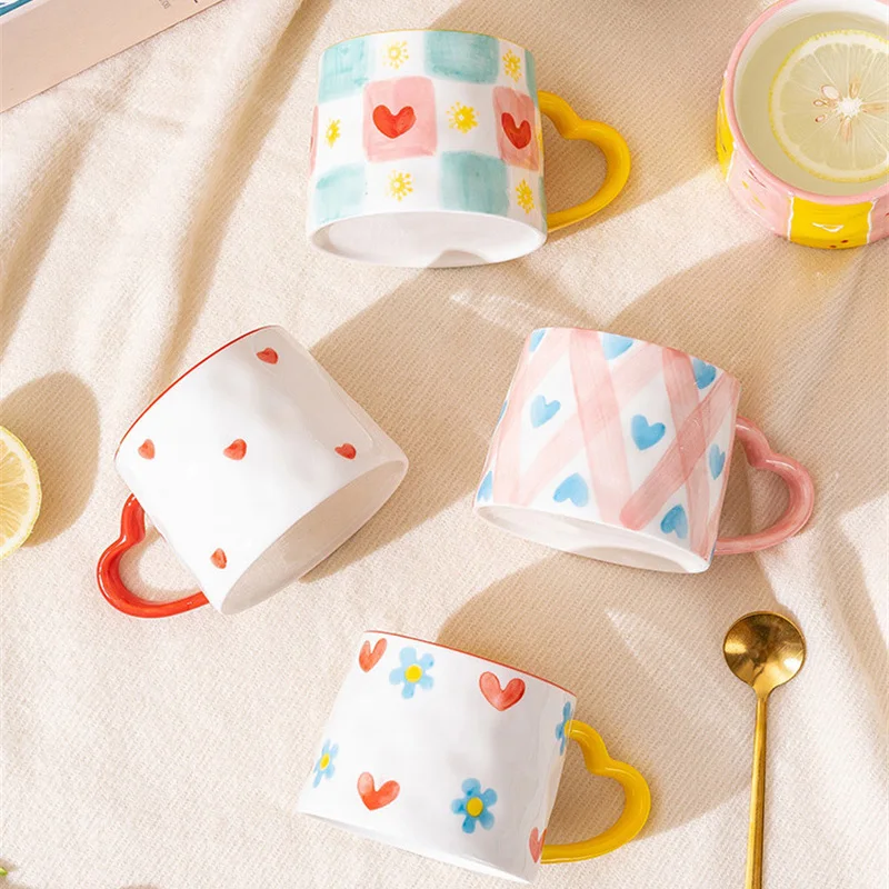 Ceramic Mug Creative Cute Hand - Baby Food Oatmeal ulasan dan harga