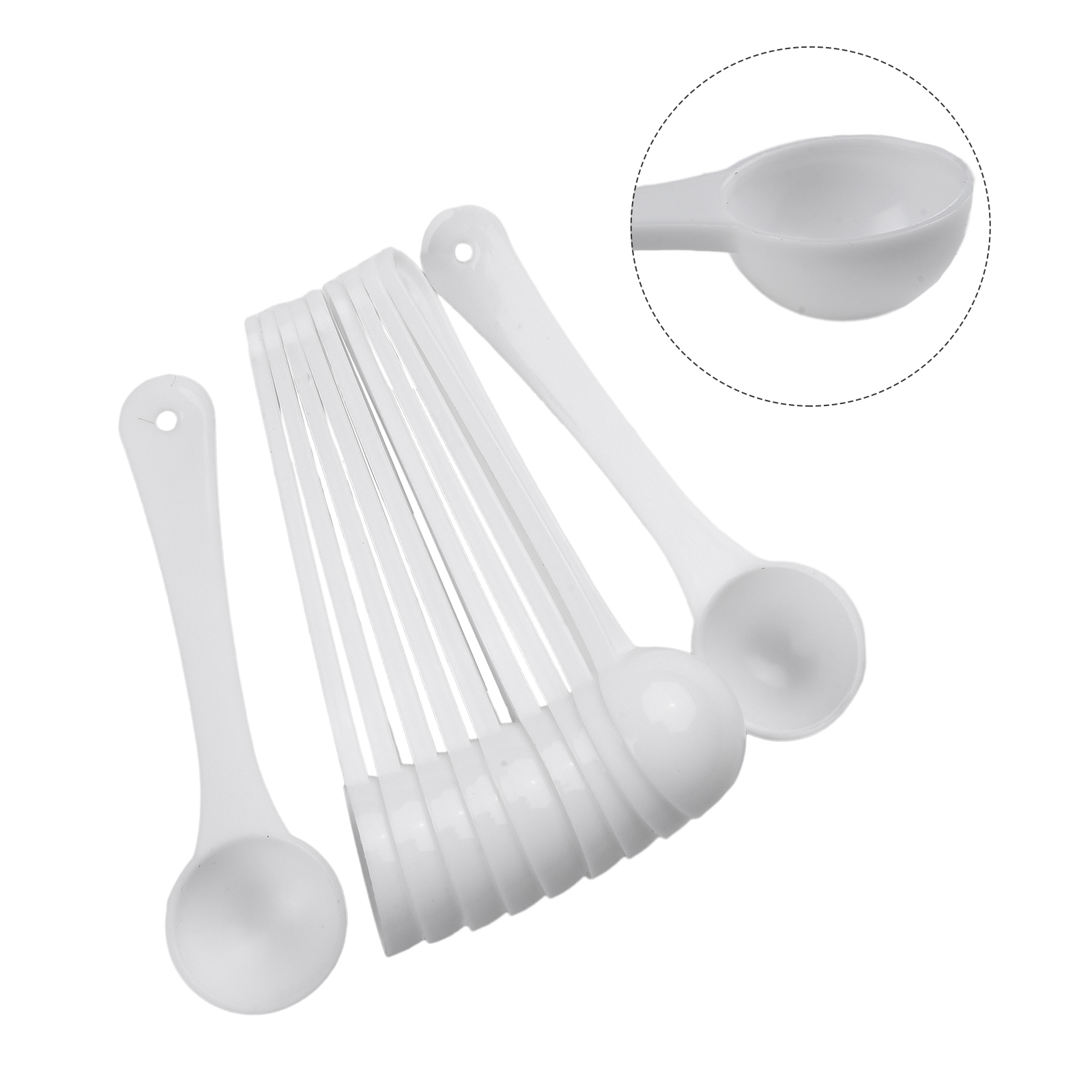 50/500pcs plastic spoons Measu - Baby Food Oatmeal ulasan dan harga