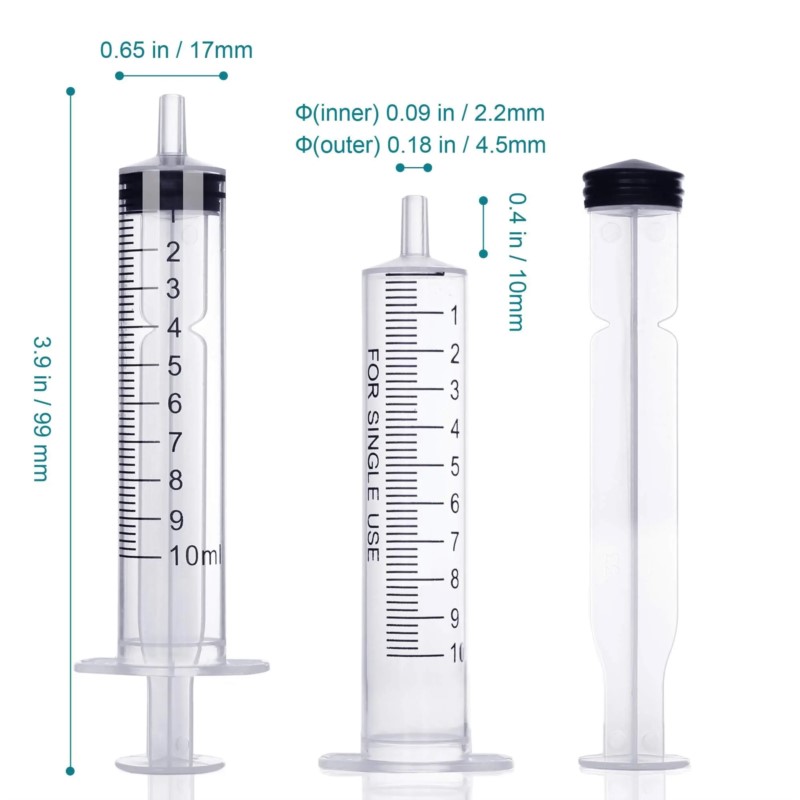 10-100PCS 10ml Plastic Luer Sl - Baby Food Allergy Rash ulasan dan harga
